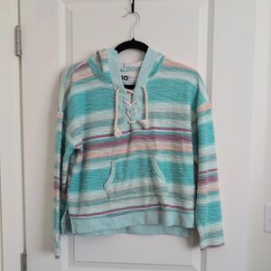 SO Multicolor Striped Hoodie